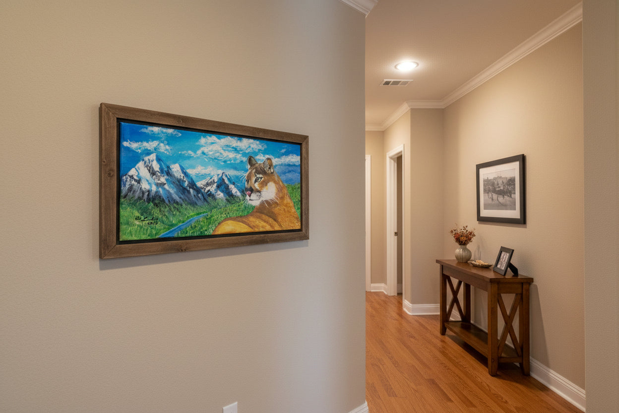 Mountain Lion - Acrylic on Canvas