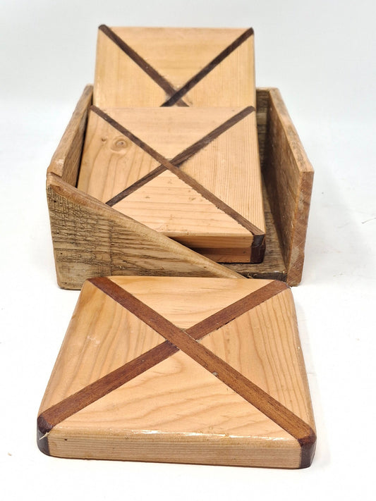 Wooden Coaster Set