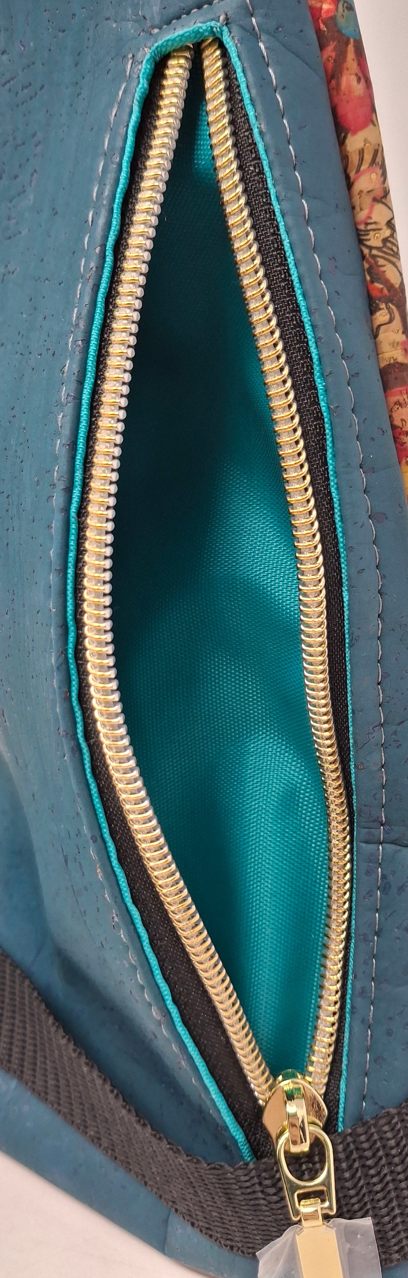 Teal Cork Mini Traveller