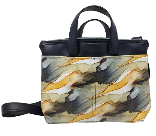 Yellow Custom Vinyl "Christie" Bag