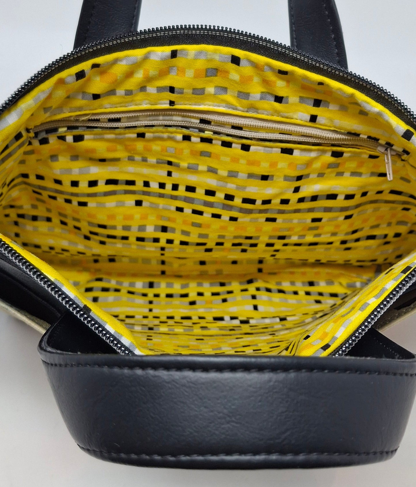 Yellow Custom Vinyl "Christie" Bag