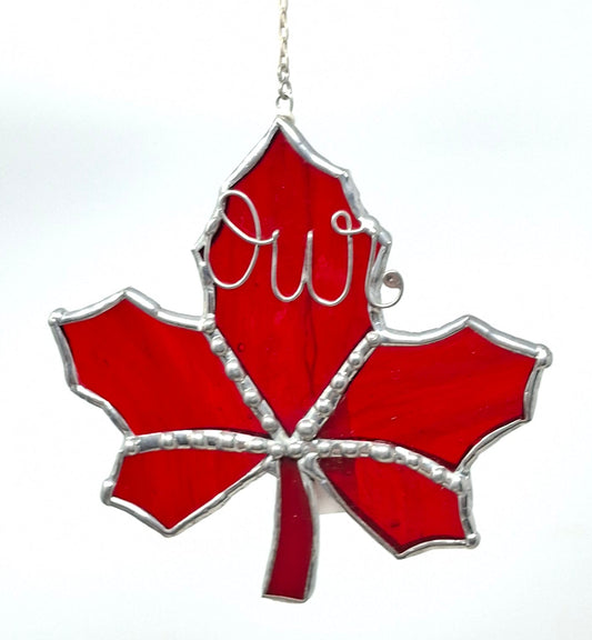 Maple Leaf - 3" All Red