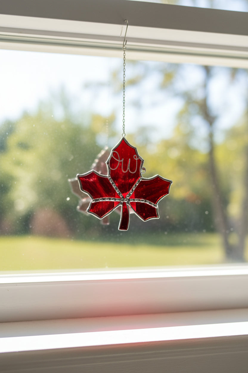 Maple Leaf - 3" All Red