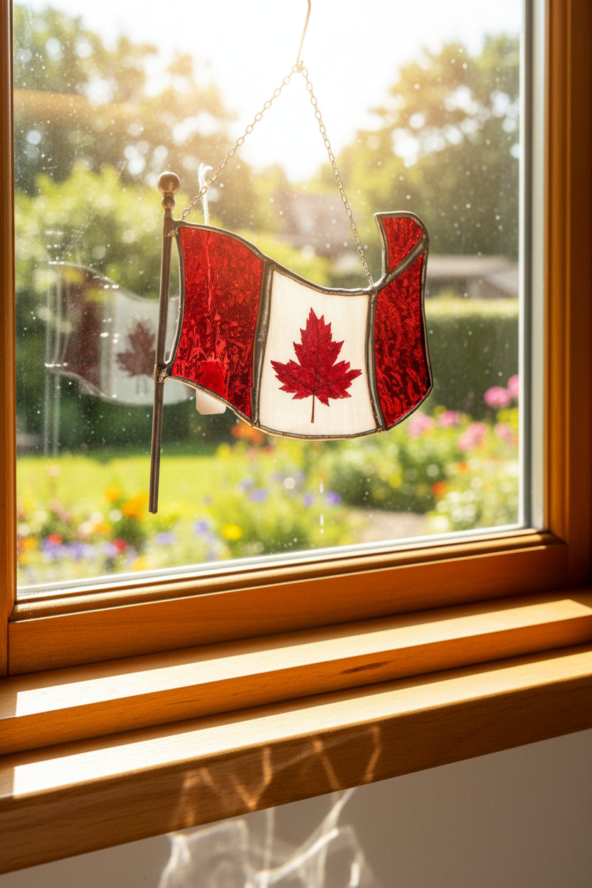 Canada Flag on Pole