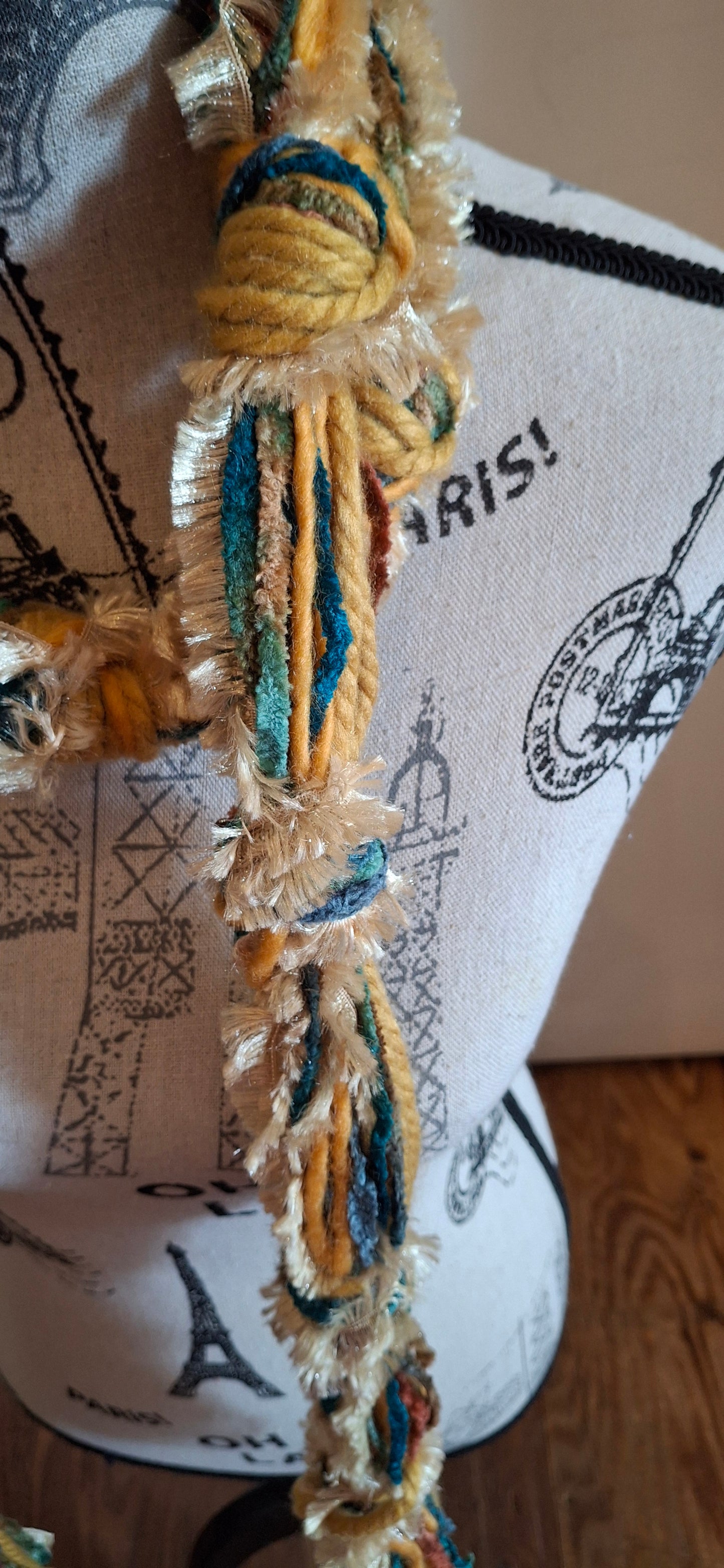 Hand made Knotted Scarves