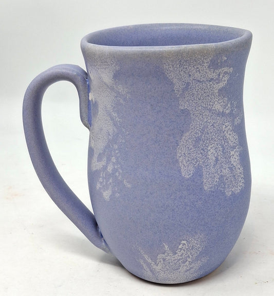 Mug - Periwinkle with White Leaves