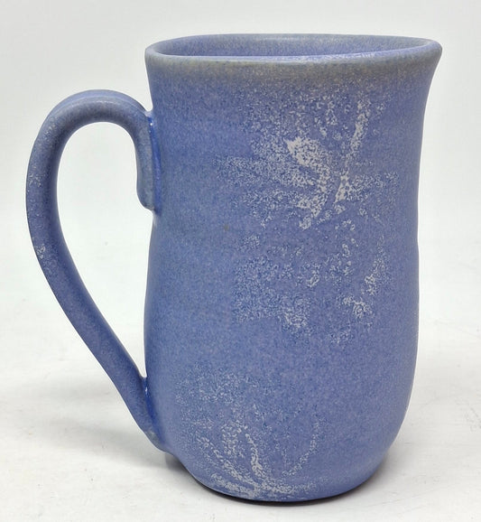 Mug - Periwinkle with white leaves