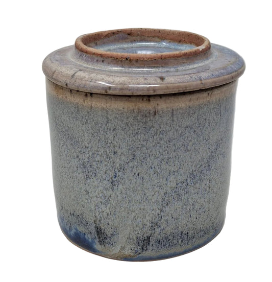 French Butter Dish - Rain colourway
