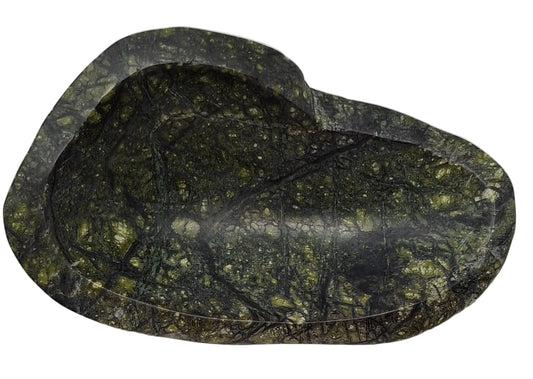Small serpentine carved bowl