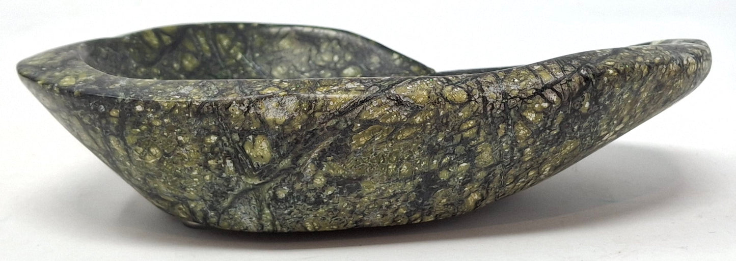 Small serpentine carved bowl