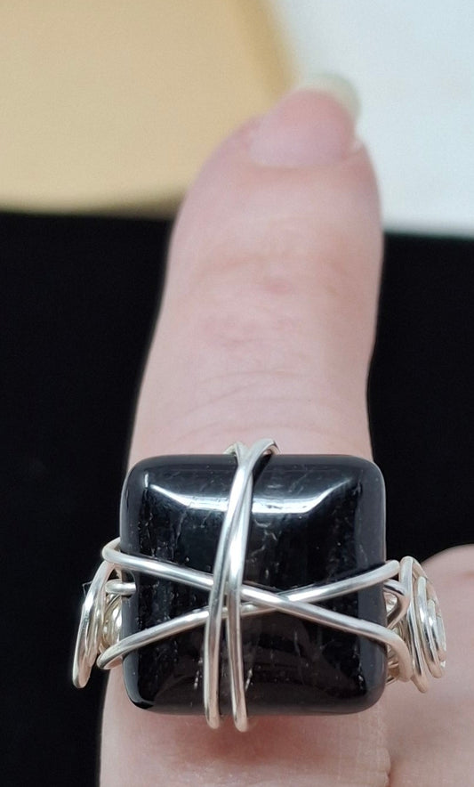 Wire wrapped Ring - Size 5