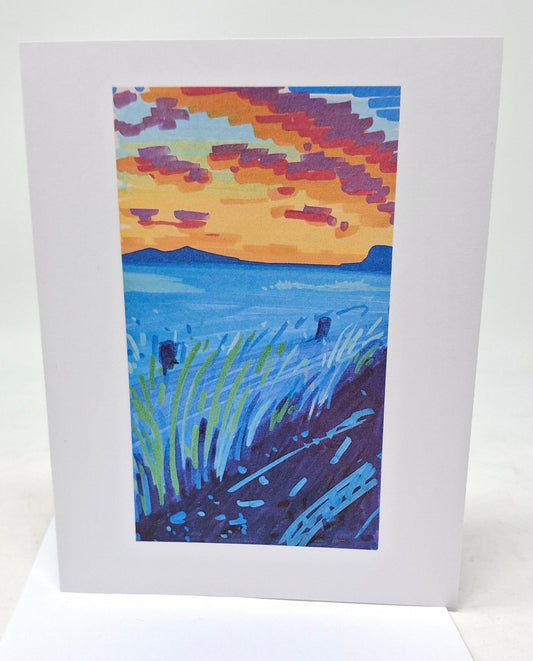 Art Cards - Stuart Lake Sunset