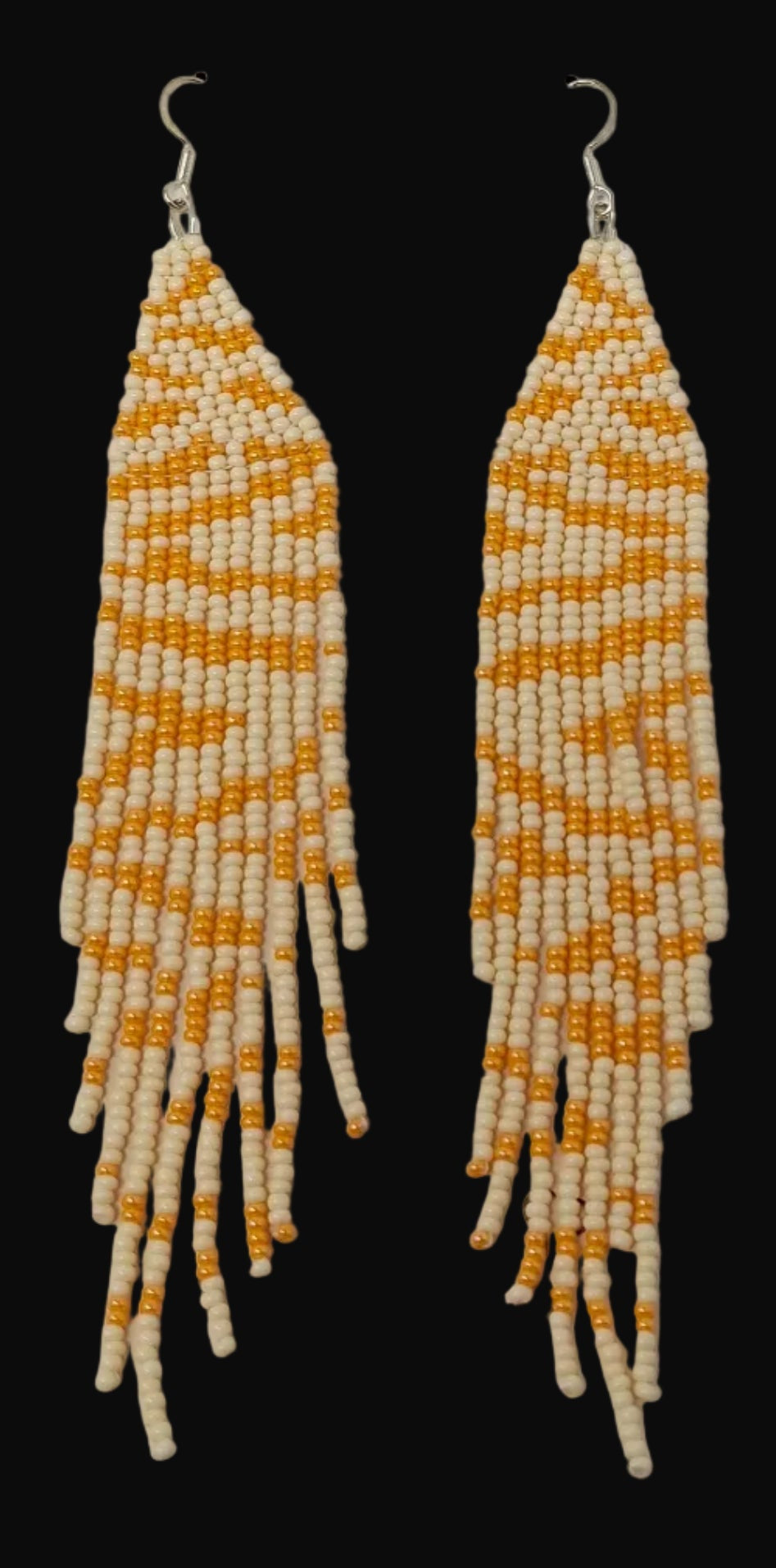 "Stripes" Beaded Earrings