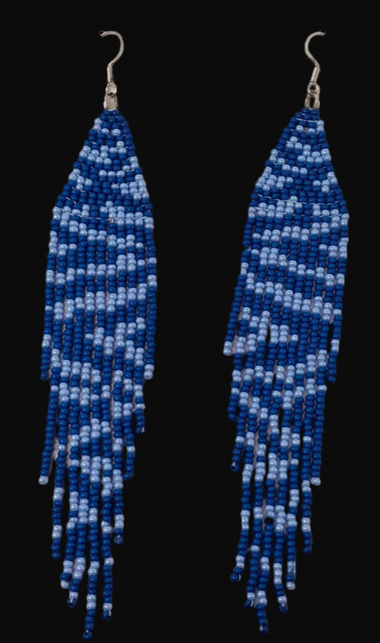 "Stripes" Beaded Earrings