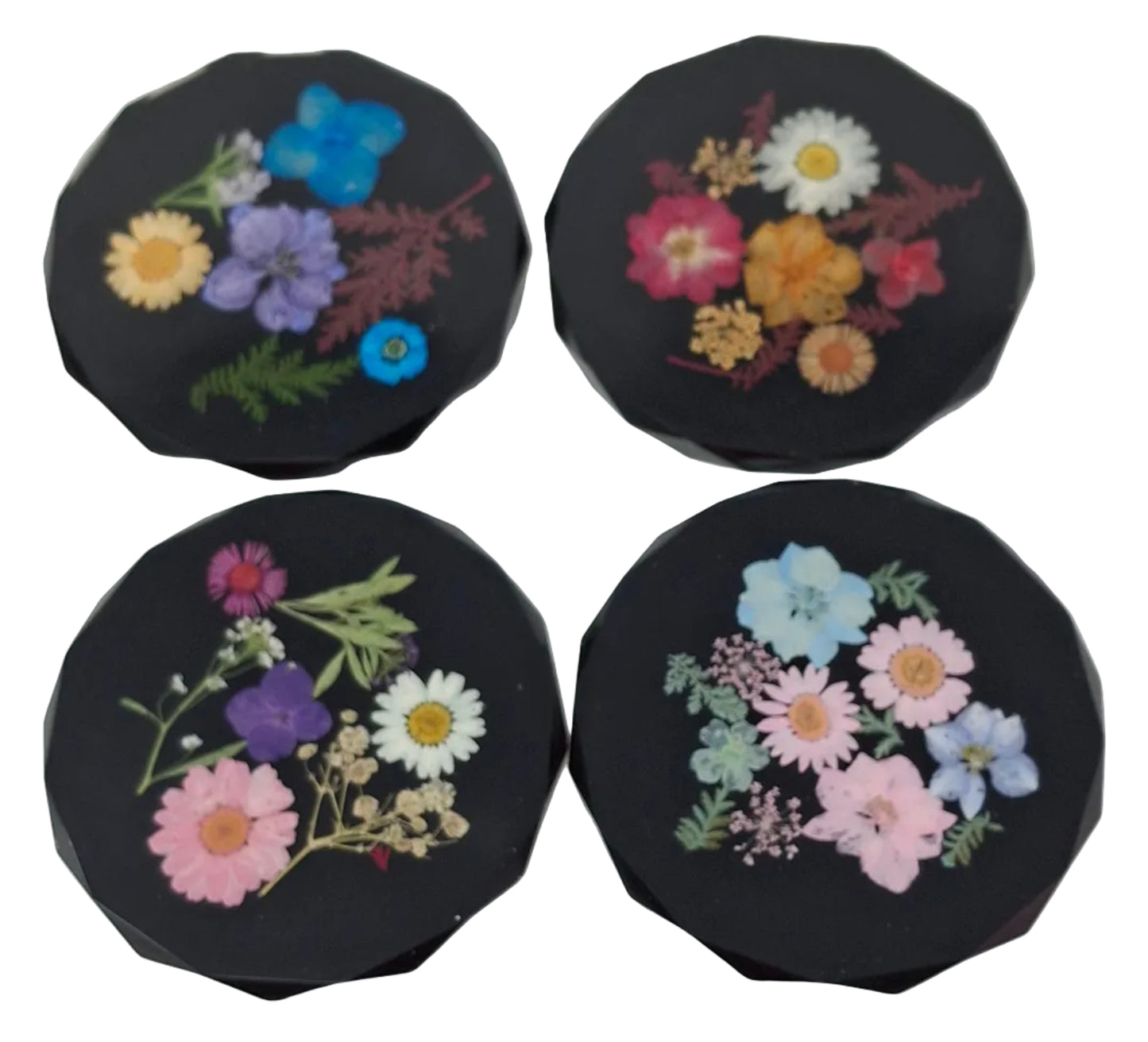 Dried Flower Coasters