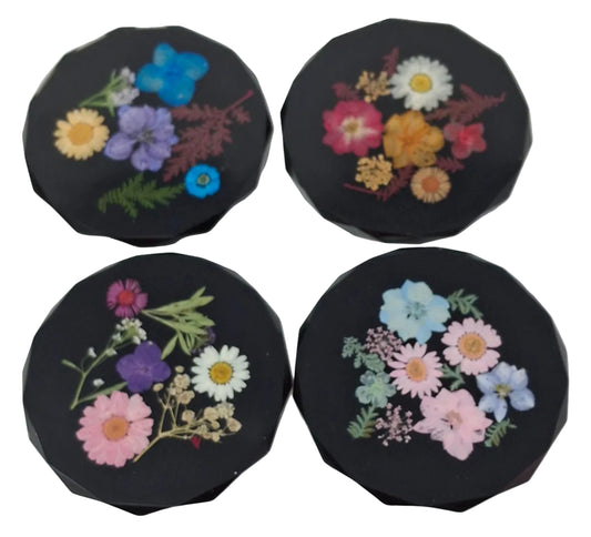 Dried Flower Coasters