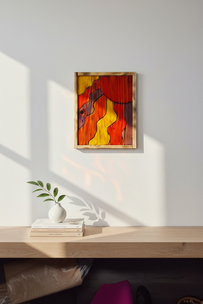 Small Aztec Sun - Epoxied