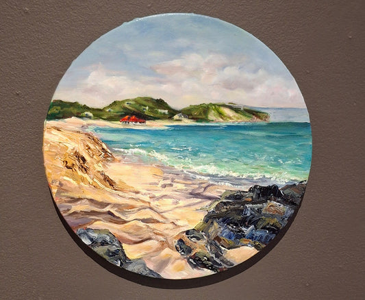 BAIE ROUGE - Oil painting