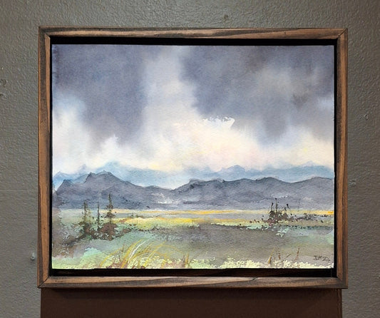 Storm Coming - Watercolour on paper