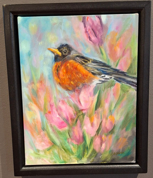 SPRINGTIME - Oil painting on Linen