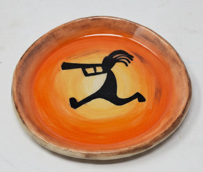 Small Round Kokopeli/Tribal Plates