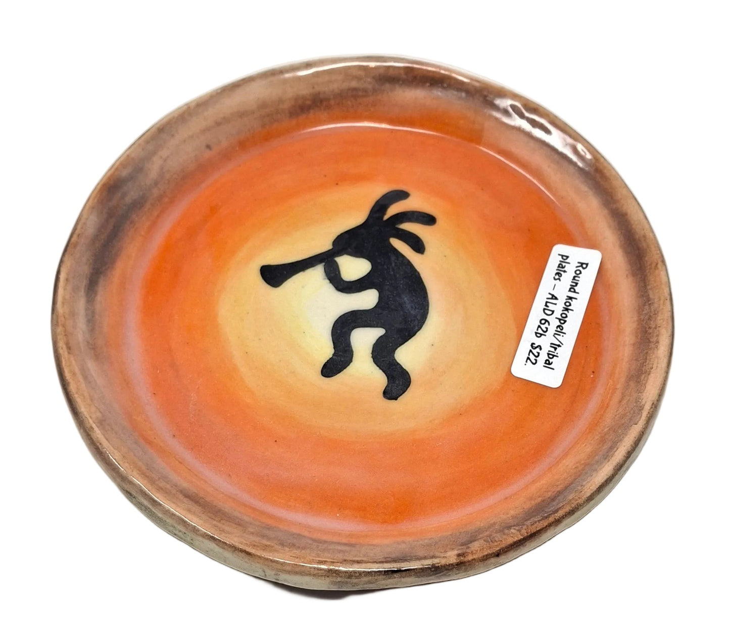 Small Round Kokopeli/Tribal Plates