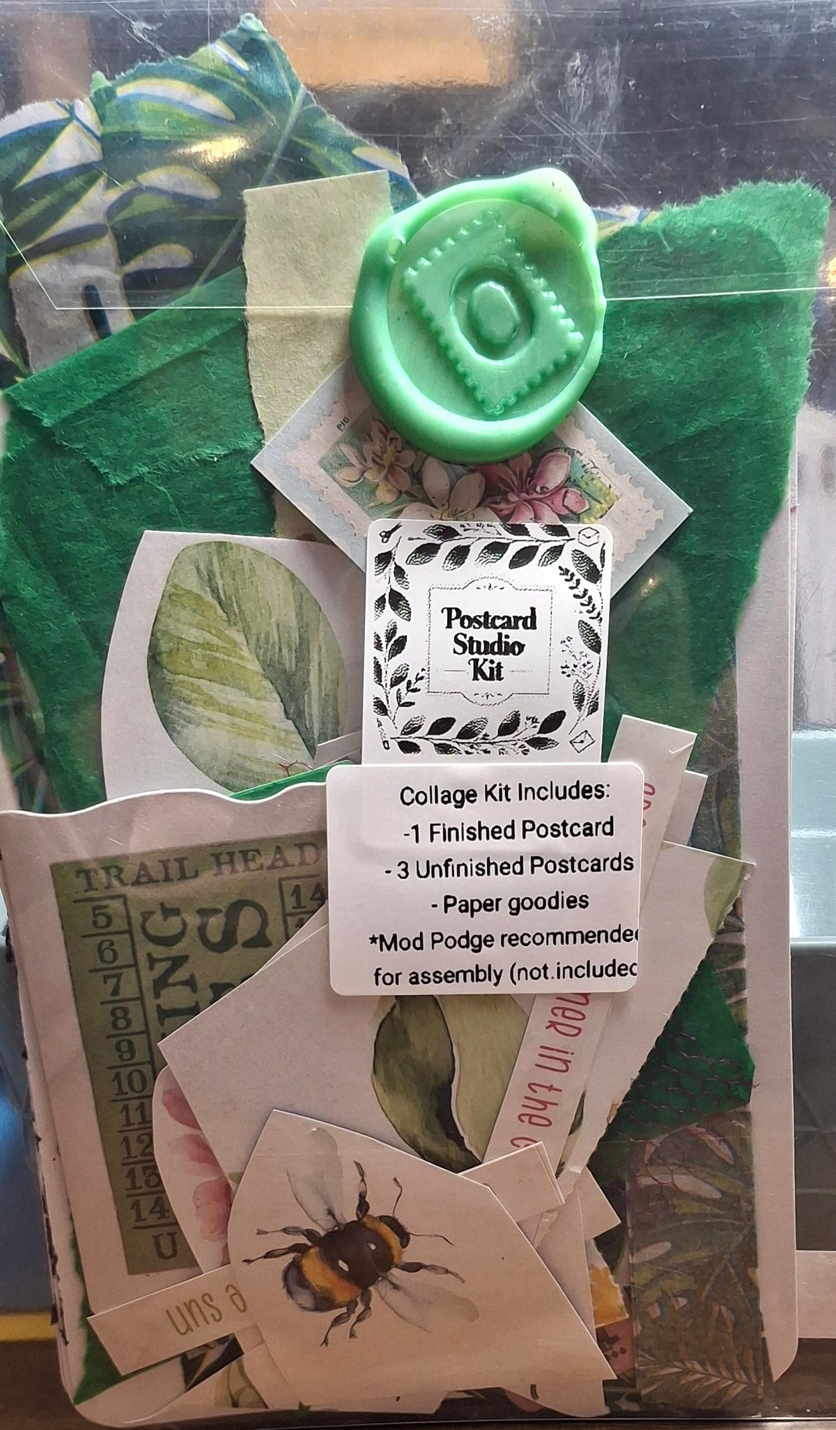 Postcard - Collage Art Kit
