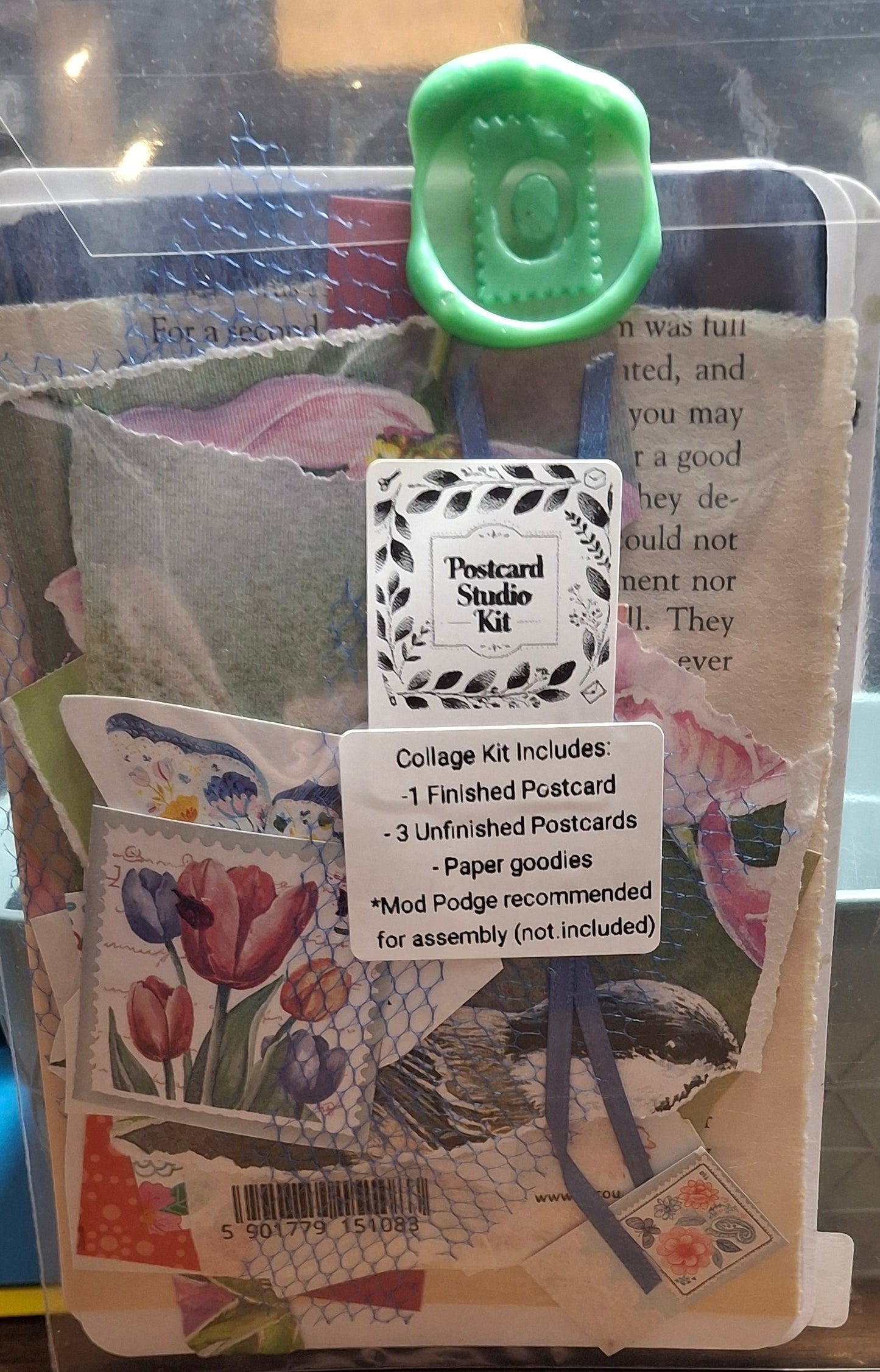 Postcard - Collage Art Kit
