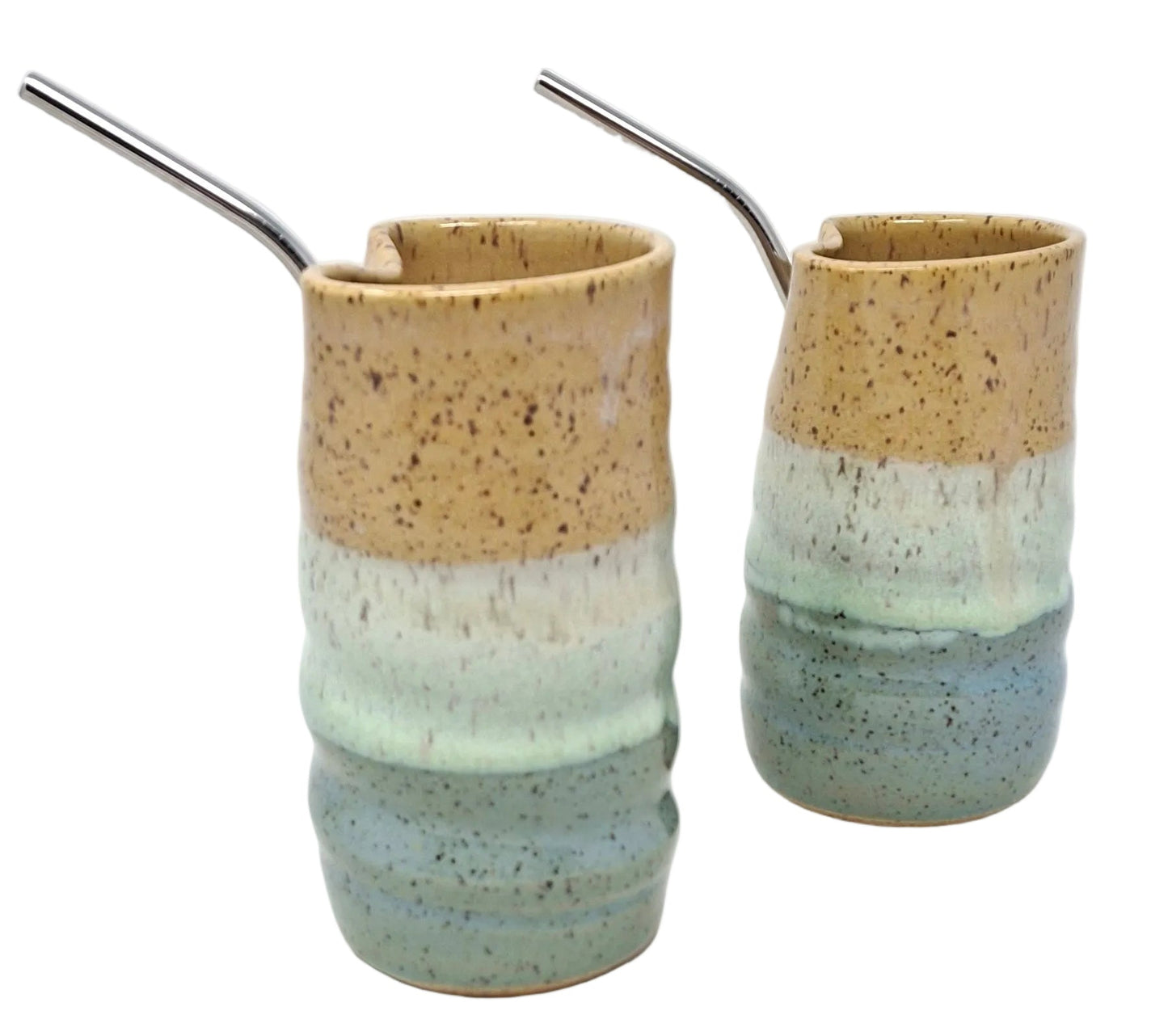 Cup with Metal Straw