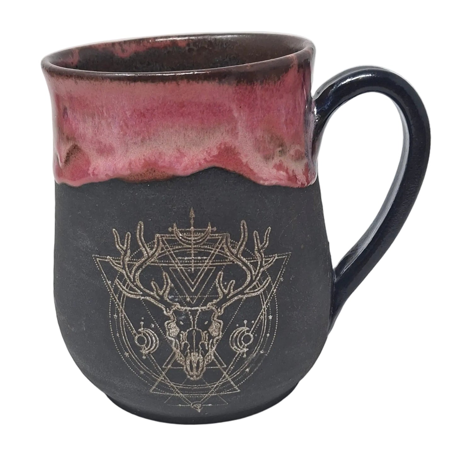 Geometric animal mugs