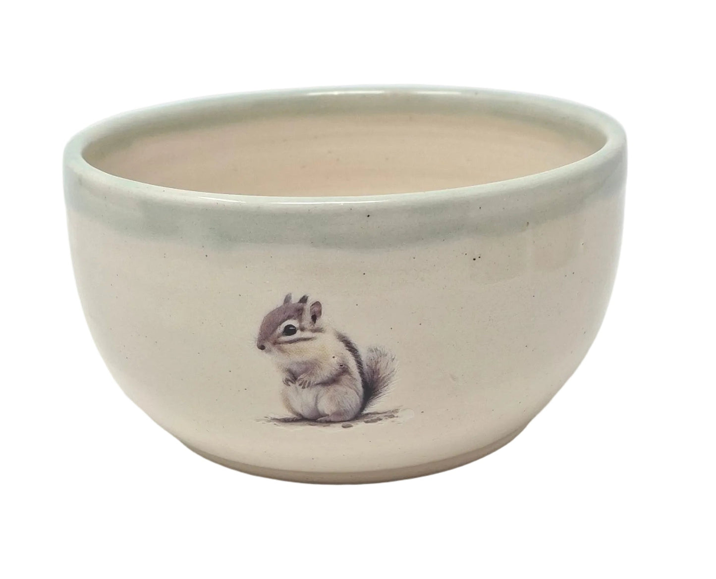 Squirrel and sunflower bowl
