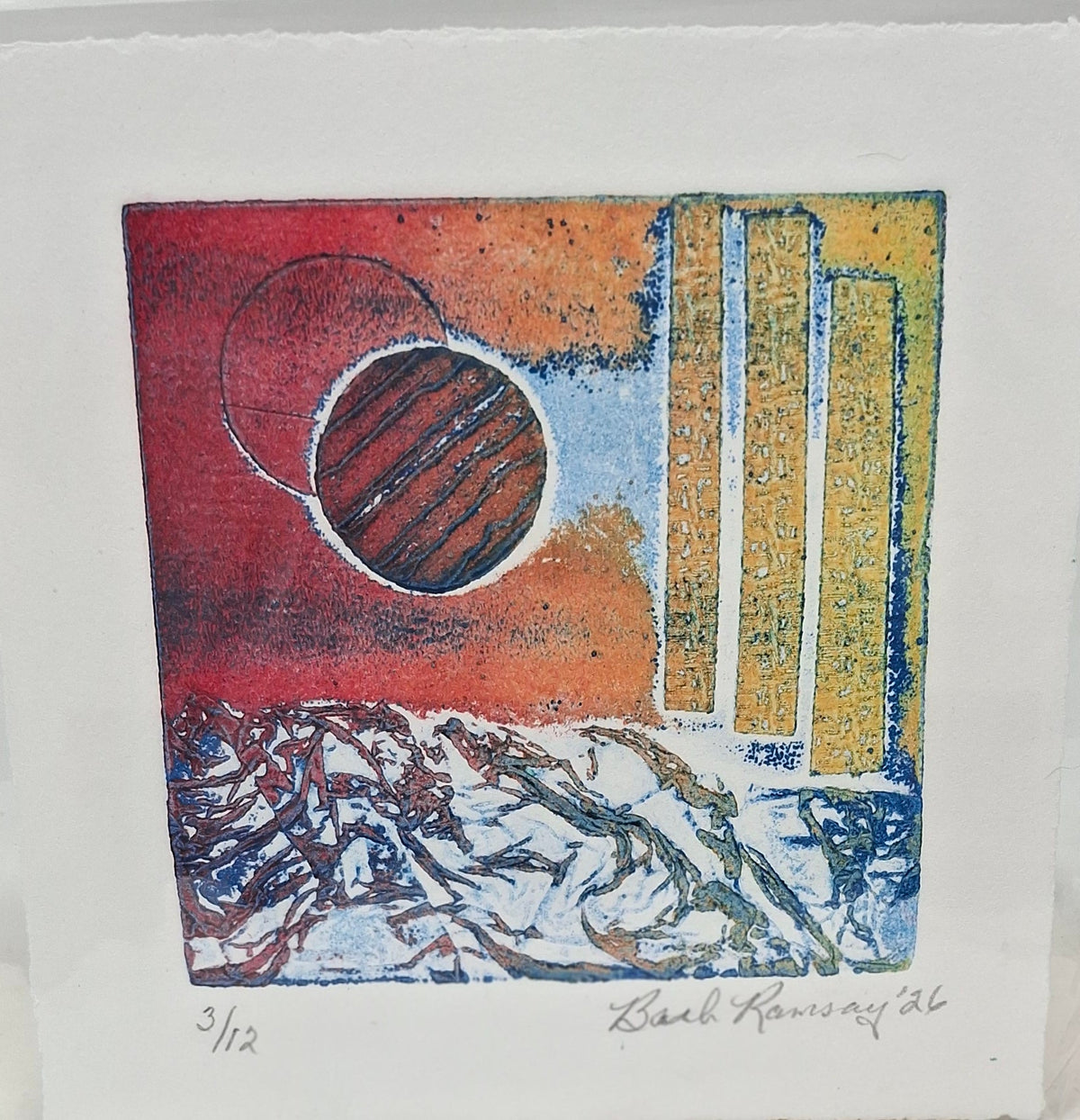 Collagraph Print Series B