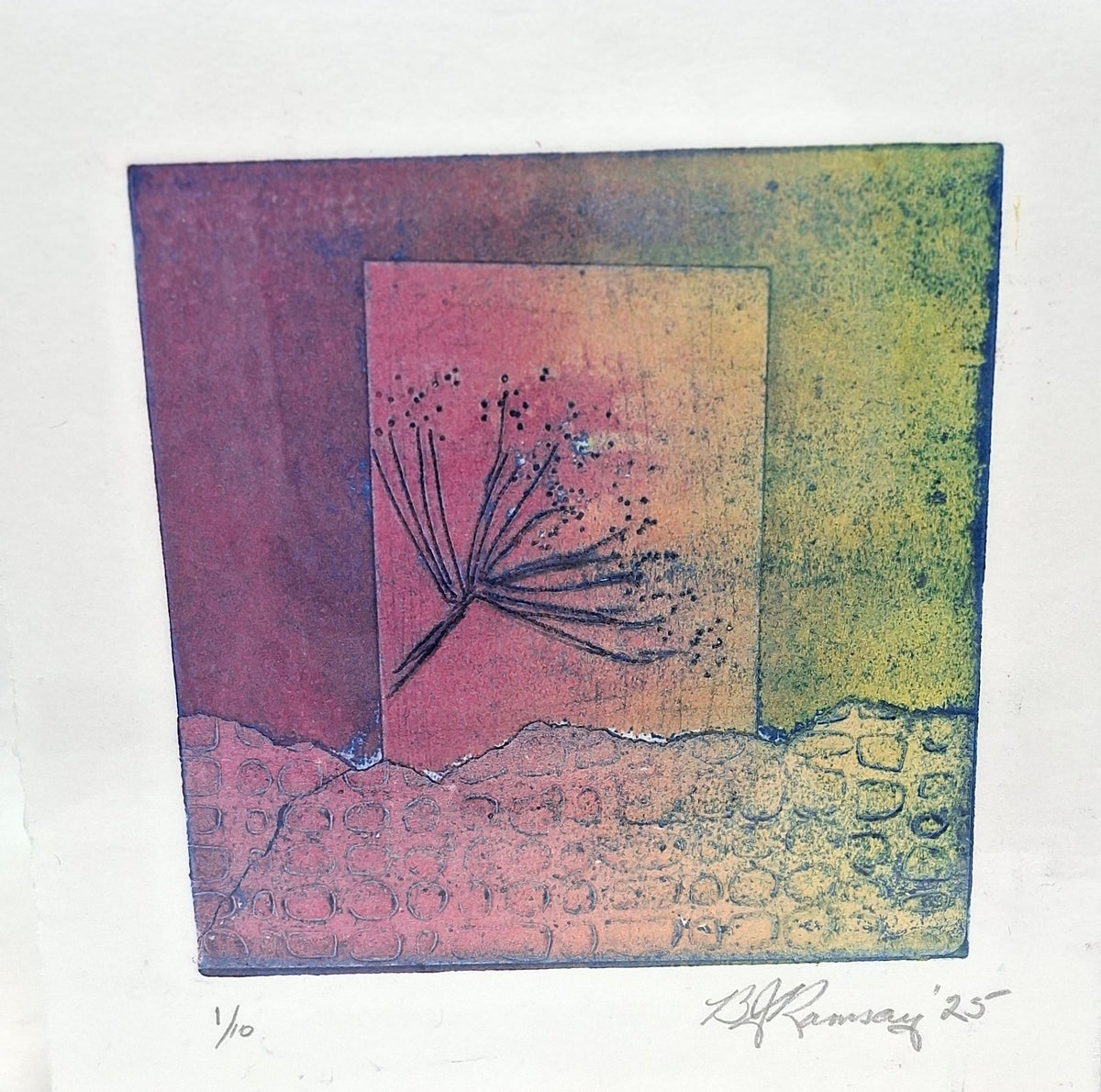 Collagraph Print Series B