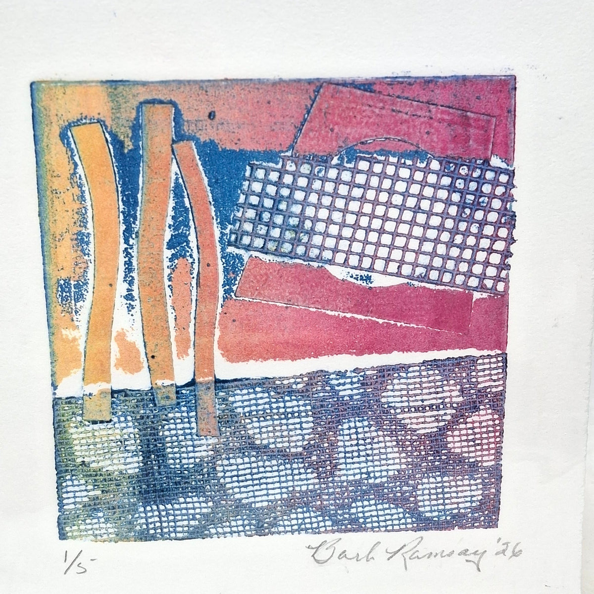 Collagraph Print Series B