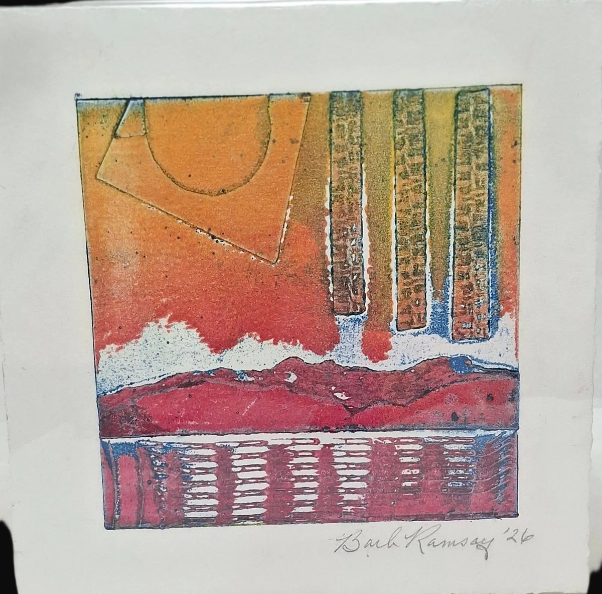 Collagraph Print Series B