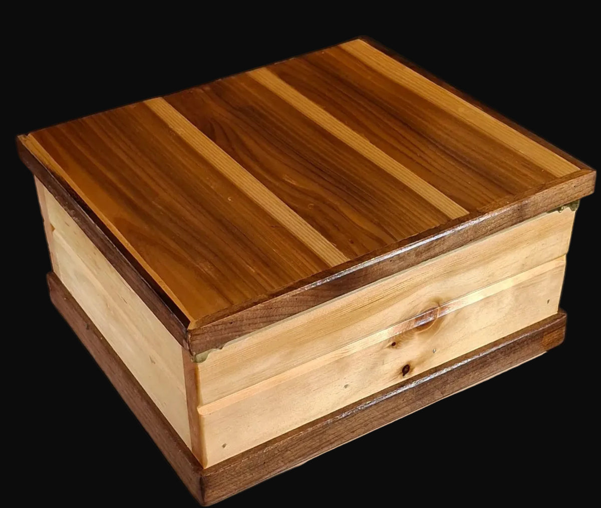 Two Tier Wooden Jewelry Box