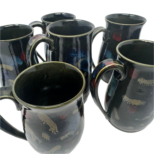 Northern Lights Pottery Mugs