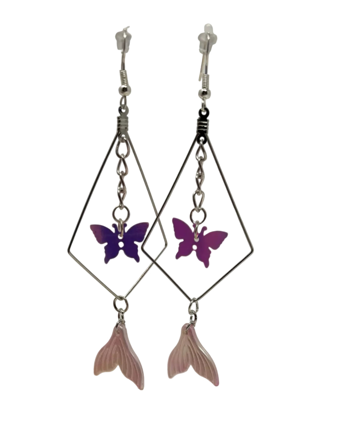 Butterfly Earrings with Tails