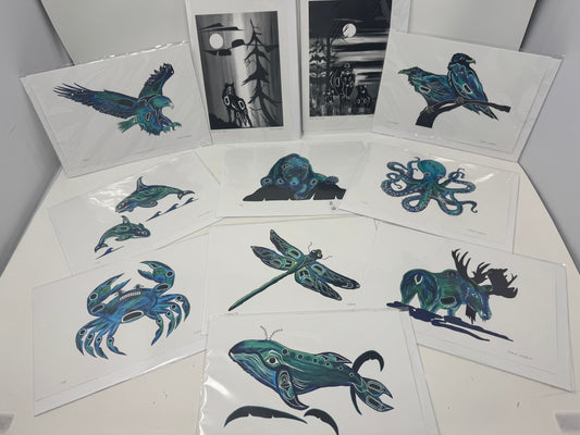 Various Indigenous Art Cards