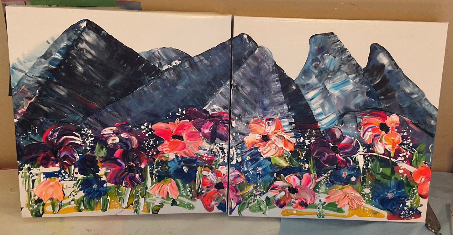 Mountain Bliss - Painting